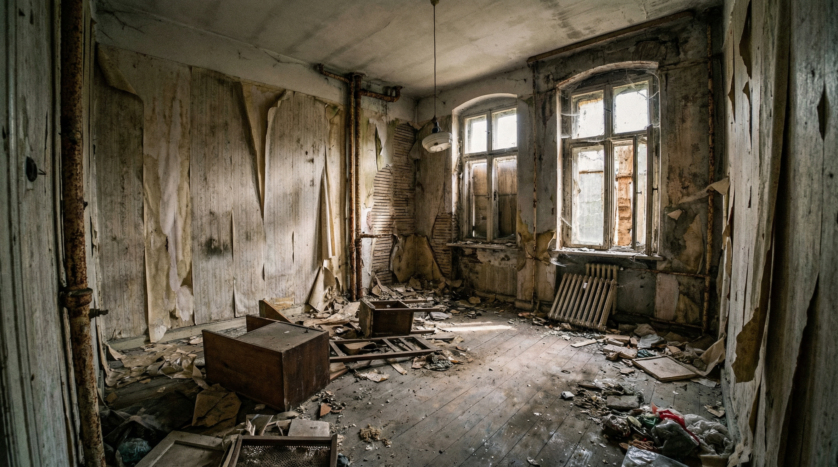 Wohnungssanierung - Vorher